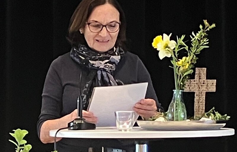 Begrüßung zum Begegnungsnachmittag / Anna Gruber-Schreiner