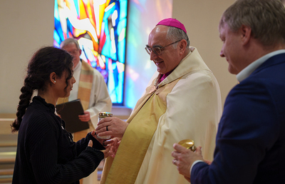 Nach mehreren Monaten Vorbereitung feierten die Katechumenen ihre Taufzulassung.